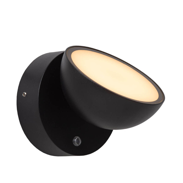 Elewacyjny kinkiet z czujnikiem Finn 22865/12/30 LED 12W 3000K IP54 czarny