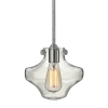 LAMPA wisząca HK-CONGRESS-P-B-CM Elstead HINKLEY szklana OPRAWA zwis loftowy chrom - przezroczysty
