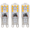 Żarówki LED 306784 Polux G9 2,5W 3000K 180lm biała ciepła trójpak
