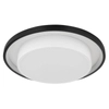 Ściemnialny plafon z pilotem Morgan 41390-21 LED 21W CCT RGB czarny