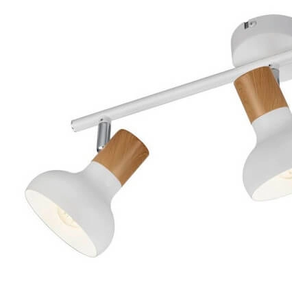 Wielopunktowa lampa sufitowa Latika R81523031 biały drewniany