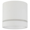 Lampa nasufitowa Jet 4334 do sypialni tuba rurka sopel biała