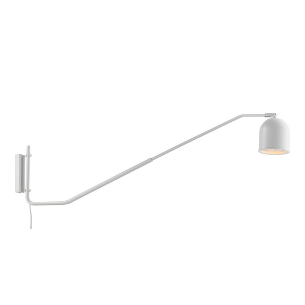 LAMPA ścienna PURO 20813101 Kaspa regulowana OPRAWA metalowa na wysięgniku reflektorek biały
