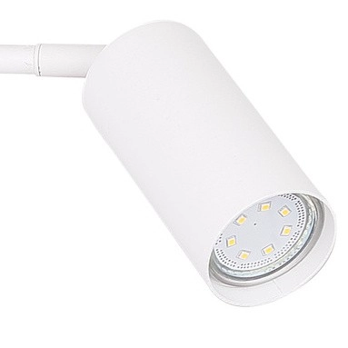 Reflektorek lampa ścienna TINA 21-76823 regulowany do czytania biały