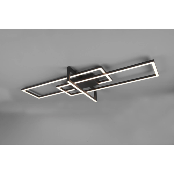 Ściemnialna lampa sufitowa ZENITRA DL332620310 LED 34W 3000K czarna