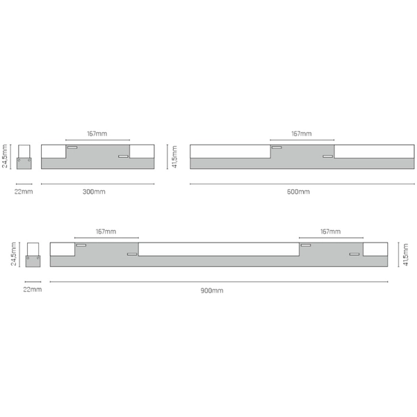 Listwa lampa Komatsu 6544 Shilo LED 24W 3000K do szyny magnetycznej czarna