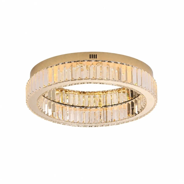 Plafon kryształowy APOLLO ST-8876W-50 złoty LED 12W glamour