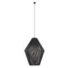 Lampa zwisająca Hagata 5125 Shilo cage boho klatka do salonu szary