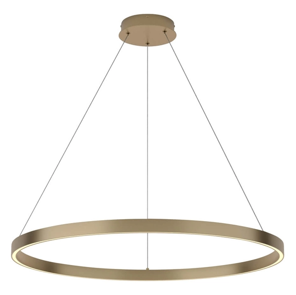 Lampa wisząca Rim MOD058PL-L42BS3K obręcz LED 51W mosiądz