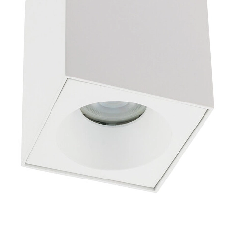 Prostokątna lampa sufitowa BRAVO 8364 biały downlight biurowy