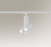 Sufitowa LAMPA regulowana MITSUMA 7995 Shilo prostokątna OPRAWA metalowy spot do systemu szynowego biały