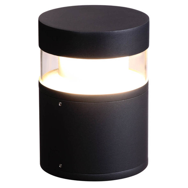 Stojąca lampa ogrodowa Marcon OFL-6552-25-3K Italux LED 12W 3000K IP54 czarny