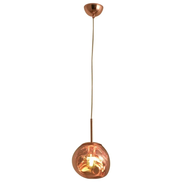 Wisząca lampa Glam MP-1239-180 Step kula organic miedziana
