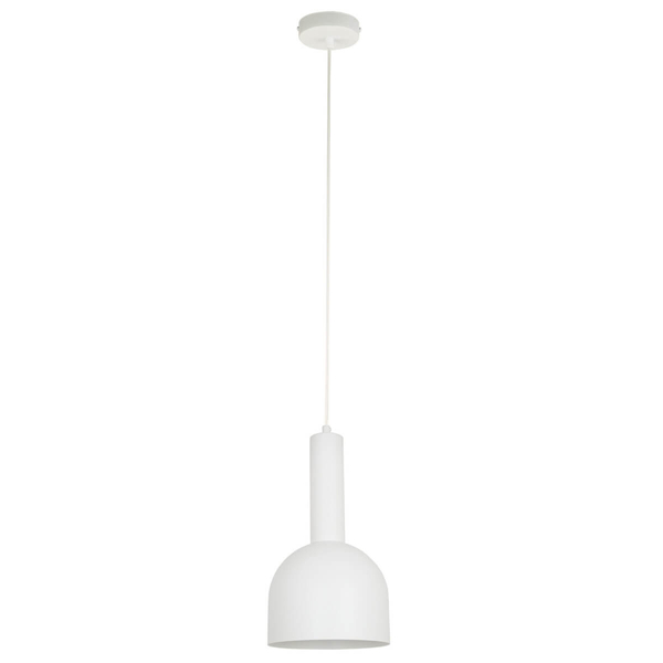 Zwisająca lampa Vitrum 41110 do przedpokoju półokrągła biała