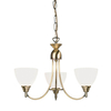 Lampa wisząca Alton 1805-3AN Endon potrójny szklany kielich mosiądz