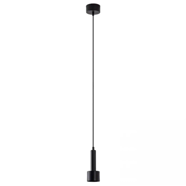 Podłużna wisząca lampa 22177 LED 7W 3000K tuba zwis czarny
