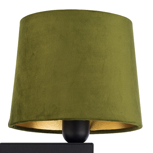 LAMPA ścienna CHILLIN 8198 Nowodvorski abażurowa OPRAWA klasyczny kinkiet zielony złoty czarny