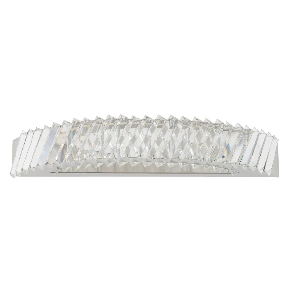 Naścienny kinkiet kryształowy LUXORA 11711 LED 20W 3000K nikiel