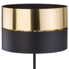 Lampa podłogowa loft Hilton 5465 TK Lighting okrągła czarna złota