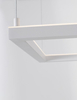 Minimalistyczna lampa wisząca Jean frame LED 30W 3000K biała