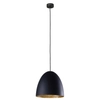 Jadalniana lampa wisząca Egg 9022 czarny zwis metalowy nad stół
