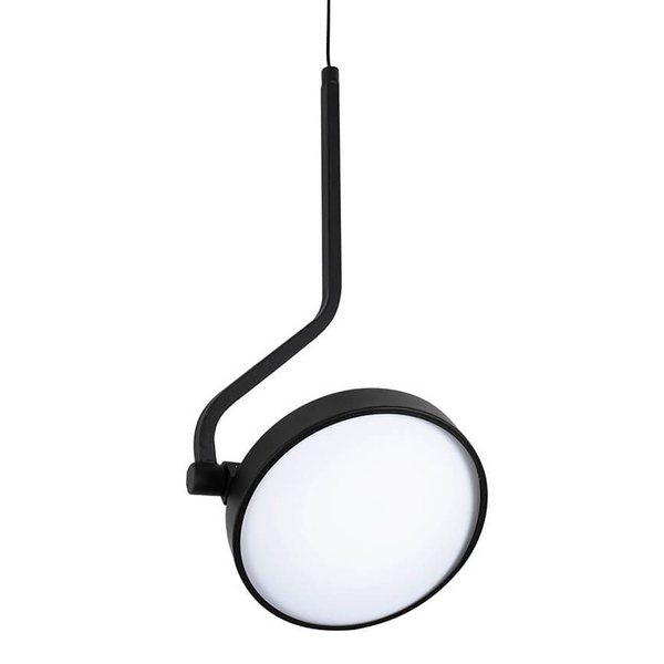 Wisząca lampa ledowa Flat MSE010100385 Moosee 30W 3000K metalowa czarna