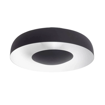 Okrągły plafon Portafortuna ABR-PPF20W LED 20W 3000K do sypialni czarny