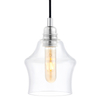 LAMPA wisząca LONGIS II 10134109 Kaspa kulista OPRAWA szklany ZWIS loftowy przezroczysty
