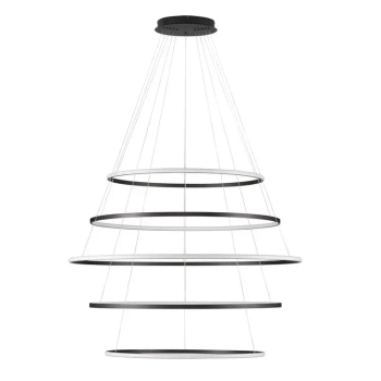 Ringowi żyrandol ledowy RESCARO LE45446 LED 167W 4000K czarna