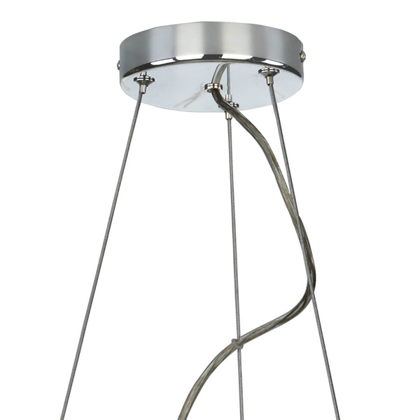 Żyrandol salonowy glamour Fame FAM0538 Dar Lighting metal szkło przezroczysty chrom