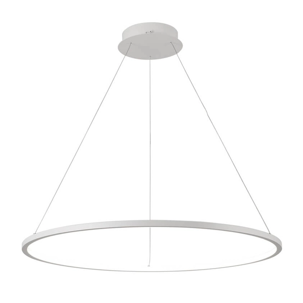 Salonowa lampa zwisowa Vinola PND-56135B-060RPC-WH-3KS4K-TRDIMM Italux LED 38W 3000-4000K biała