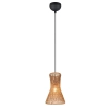 Wisząca lampa boho BIJOU R31831026 do jadalni brązowy czarny