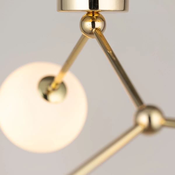 Potrójna molekułowa lampa sufitowa Fairy 6471 TK Lighting kule złota