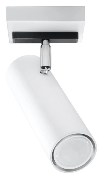 Spot LAMPA sufitowa Direzione SL.0495 Sollux metalowa OPRAWA regulowana tuba biała
