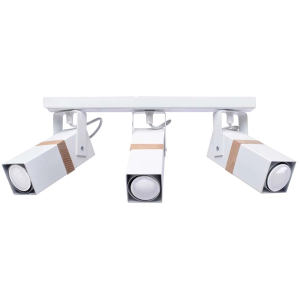 Regulowana LAMPA sufitowa VIDAR MLP5407 Milagro skandynawska OPRAWA metalowy SPOT reflektorki białe