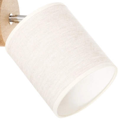 Kinkiet ścienny BOHO 56791174 abażurowa skandynawska tuba regulowana beżowa