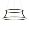 Okrągła lampa wisząca Cadoux QN-CADOUX-P-BK LED 54W 3000K czarny