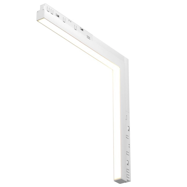 Lampa magnetyczna szynowa narożna Basis TR102-24W3K-W LED 24W 3000K gabinetowa biała