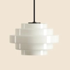 Wisząca lampa nad wyspę Filo Milky 9002PL_G1_M biała czarna