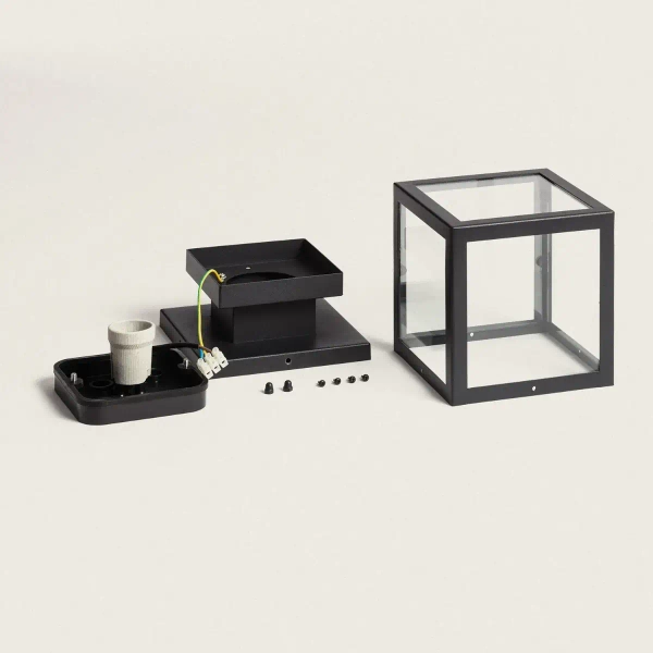 Sufitowa lampa zewnętrzna Gardena Moderno ABR-KZKP-E27 Abruzzo IP44 czarny