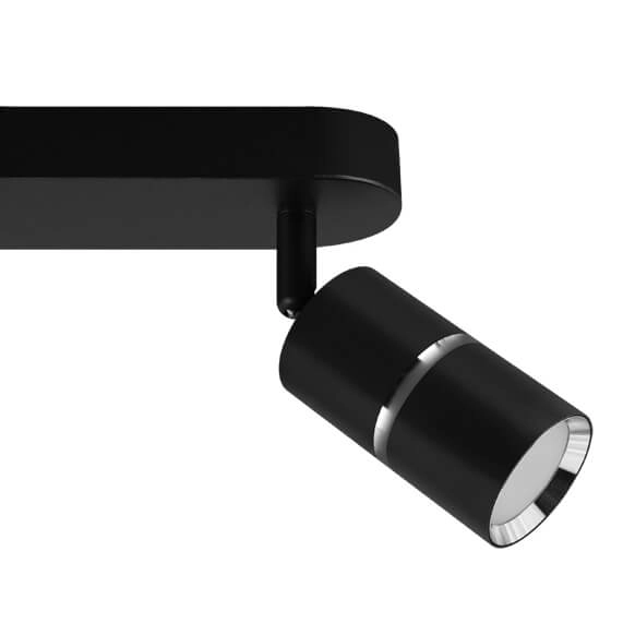 Lampa ścienno/sufitowa DIOR SPT 4262 Ideus listwa regulowana chrom czarna