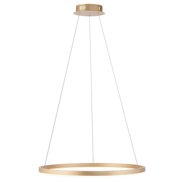 Zawieszana lampa RITUS 15394-60 Just Light LED 31,5W 3000K koło mosiądz