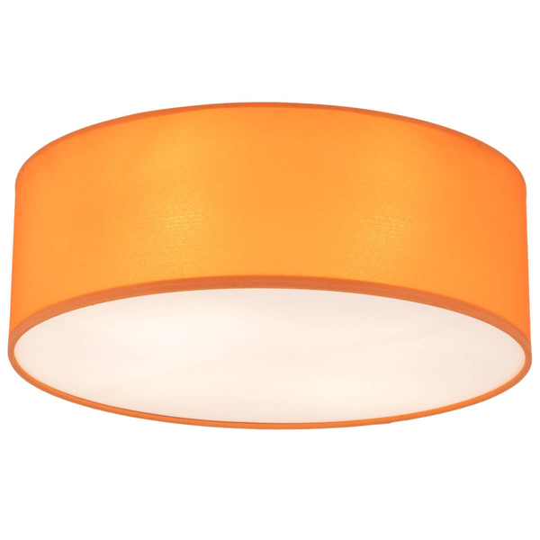 Okrągła lampa nasufitowa Nicola 10153 owalna biała pomarańczowa