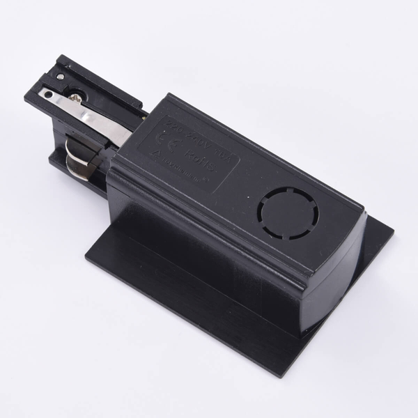 Zasilanie końcowe podtynkowe Track AZ4310 do 3-faz szyny 230V czarne lewe