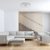 Sufitowy wiatrak Fanricius srebrny biały 71335 LED 40W 3000-6000K CCT na pilot