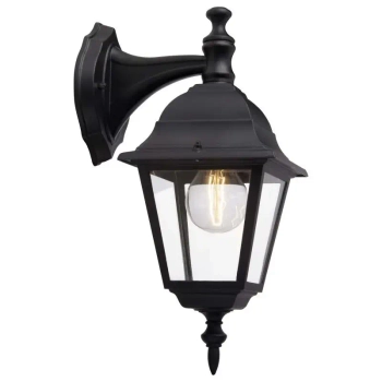Elewacyjna lampa ścienna Newport 44282/06 latarenka IP44 czarny