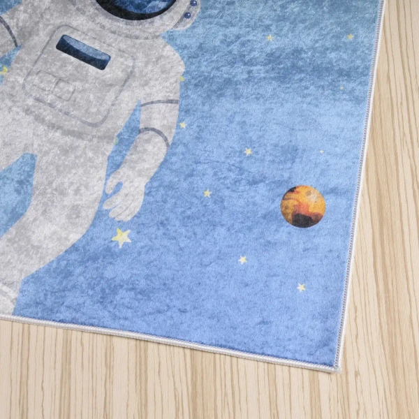 Prostokątny dywan dziecięcy Kosmonauta 322890 kosmos kolorowy