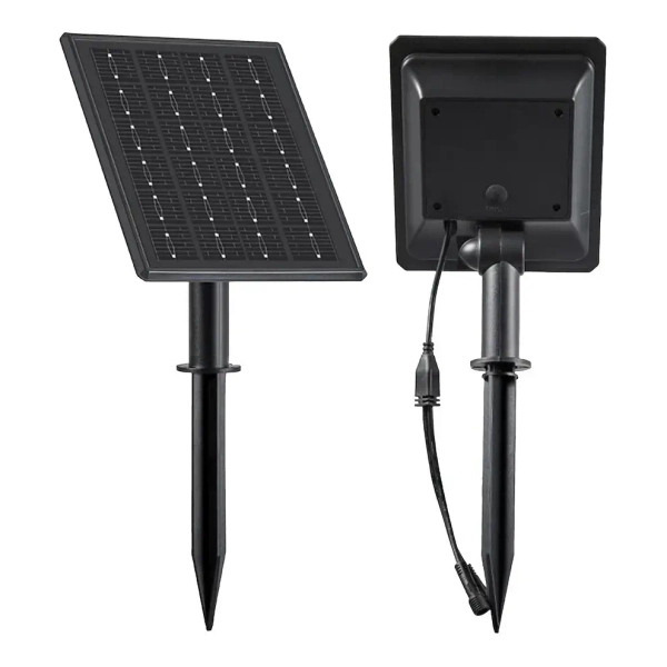 Pierścieniowa wbijana lampa ogrodowa Rings EKO2360 LED 3W 3000K IP54 czarny