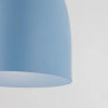 Lampa wisząca ceramiczna Tigali niebieska 5244 1xE27 kopułowa nad wyspę