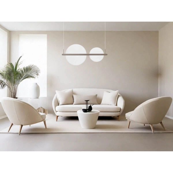 Wisząca lampa pokojowa TONALA LE42825 circles LED 42W 3000K brązowa